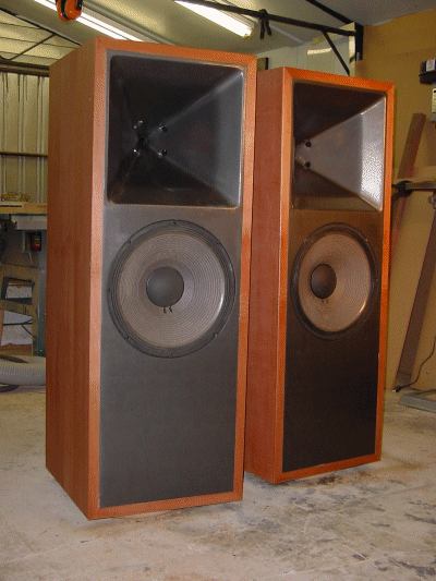 The front of my Unity horn speakers